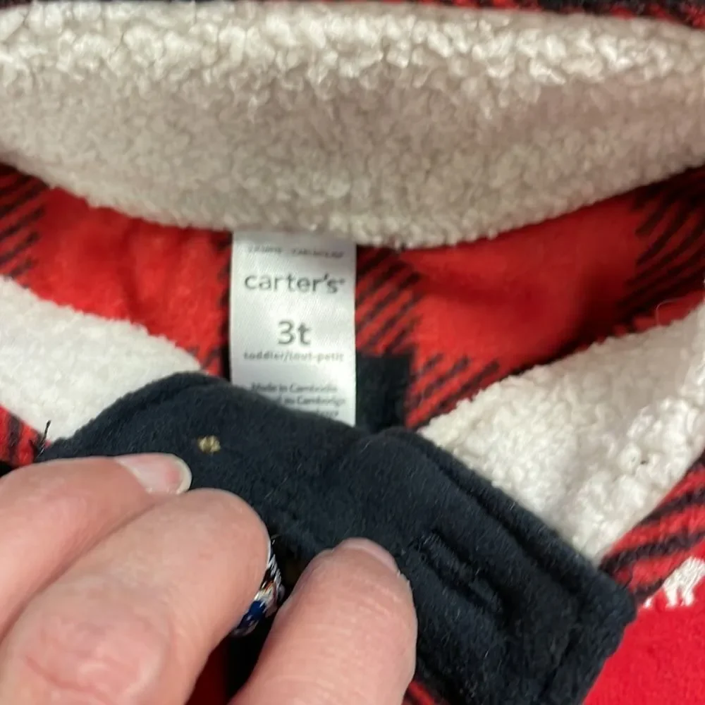 Carters fleece top 3T